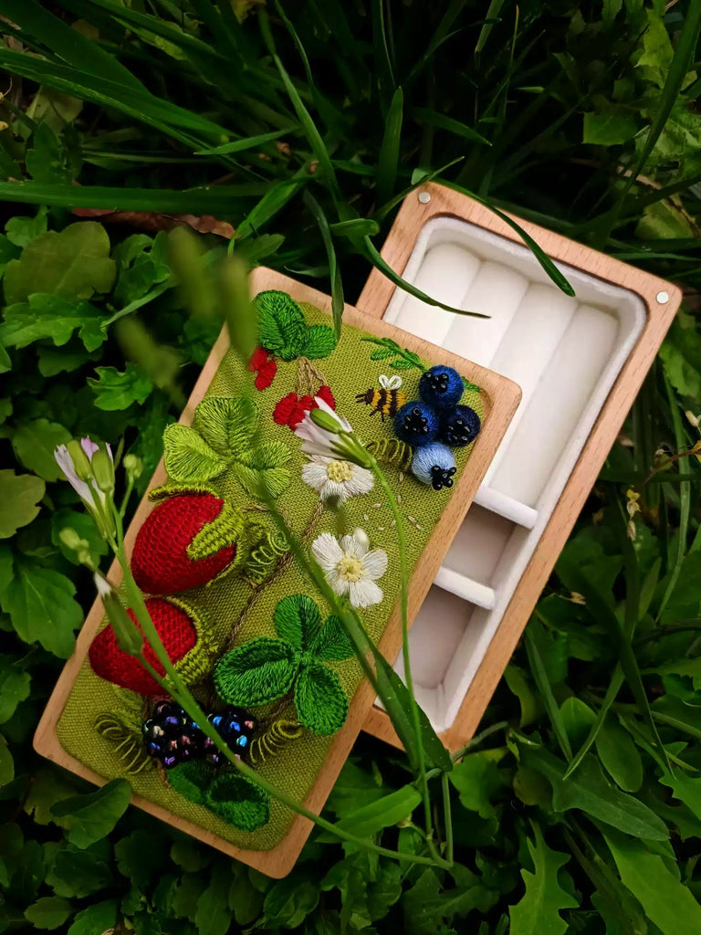 Embroidery Jewelry Box Kit | Great Handmade Gifts For Friends | Creative Needle Craft - image 3