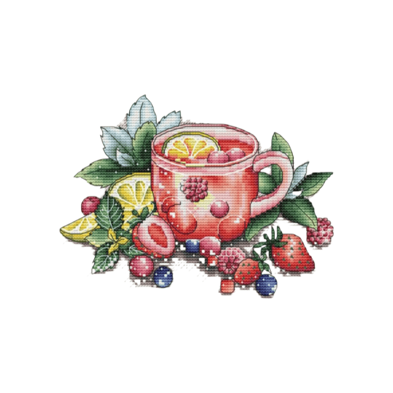 Cross Stitch Kit - Delicious Dessert | Handmade Home Decor | Diy Needle Set - F - image 9