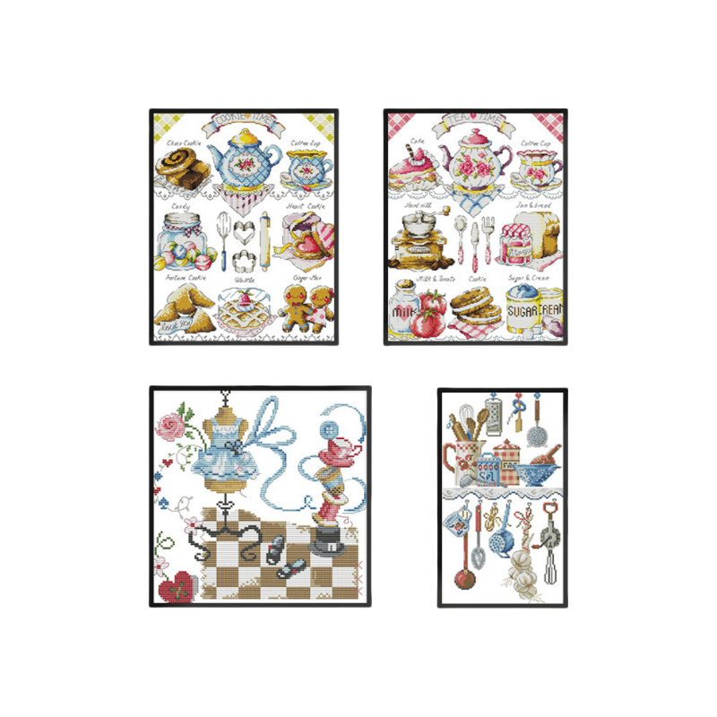Cross Stitch Kit - Leisure Life | Embroidery Needlework | Gift For Friends - image 0