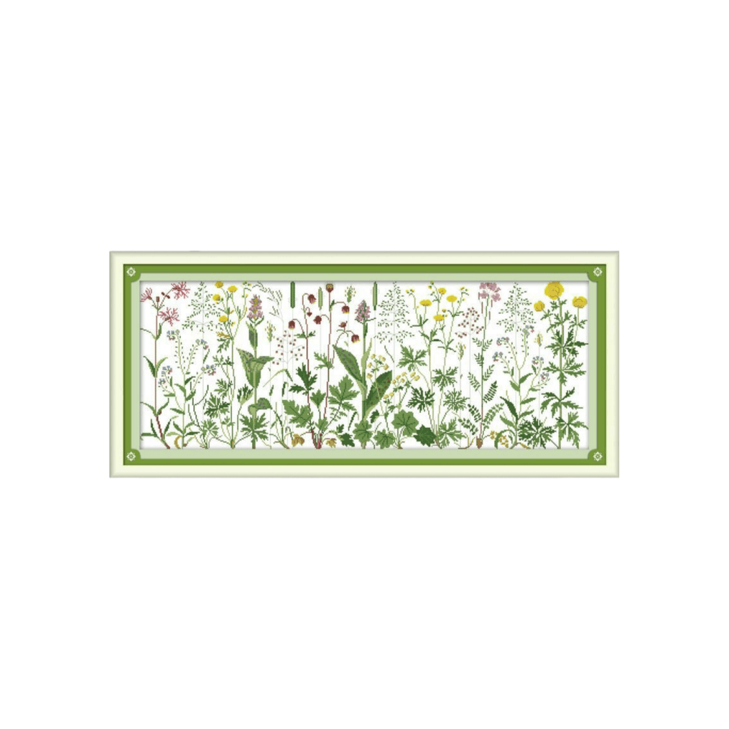 Cross Stitch Kit - Meadow Flower | Beginner Needle Craft - Meadow Flower - image 0