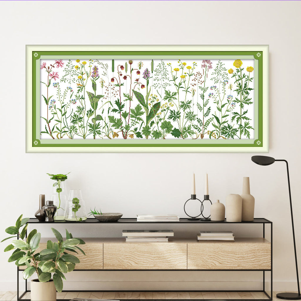 Cross Stitch Kit - Meadow Flower | Beginner Needle Craft - image 3