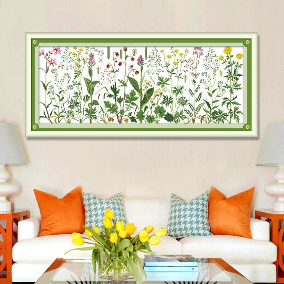 Cross Stitch Kit - Meadow Flower | Beginner Needle Craft - image 2