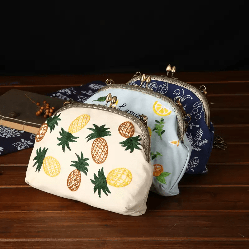 Handmade Lock Coin Purse Kit  | Fruit Series Bag | Nice Gifts For Mom - image 6