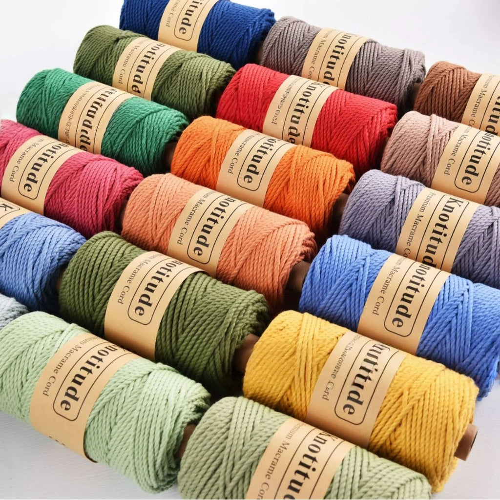 3mm Multicolor Crochet Cotton Thread | Perfect For Diy Craft |  Beginner Knitting Crochet Gift - image 0