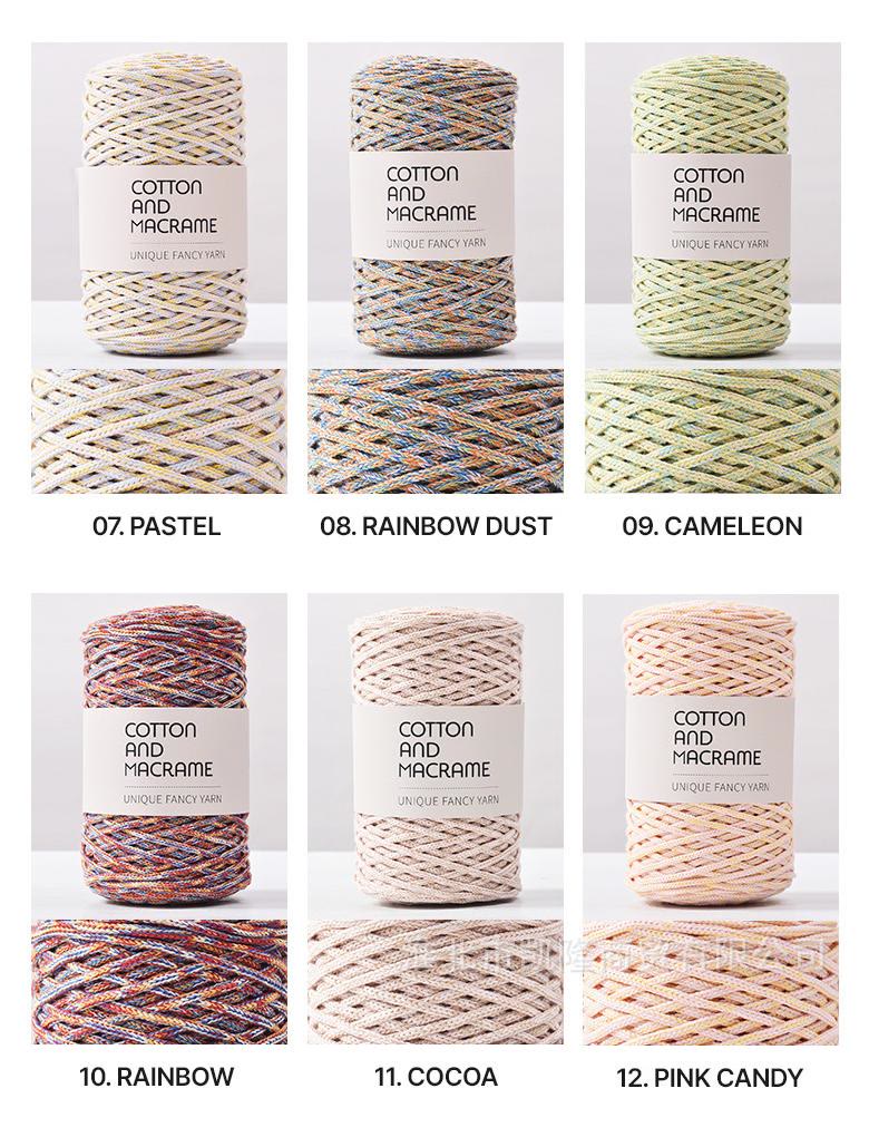 3mm Crochet Cotton Thread | Perfect For Diy Craft |  Beginner Knitting Crochet Gift - 12.Pink Candy - image 4