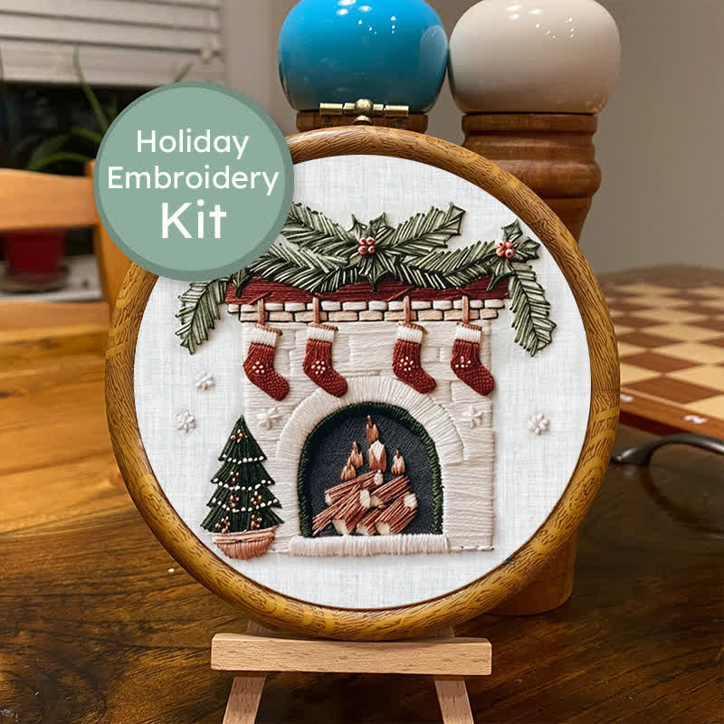 🎅Rubbyoo Christmas Embroidery Kit - Embroidery Hoop Art| Christmas Bauble Ornaments - image 9
