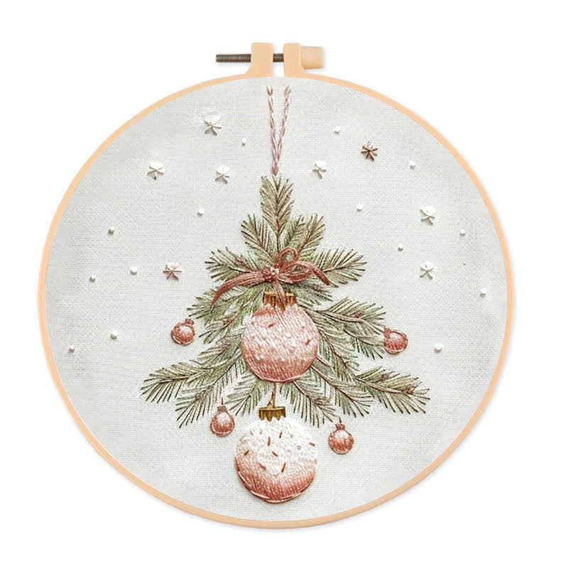 🎅Rubbyoo Christmas Embroidery Kit - Embroidery Hoop Art| Christmas Bauble Ornaments - Christmas balls - image 15