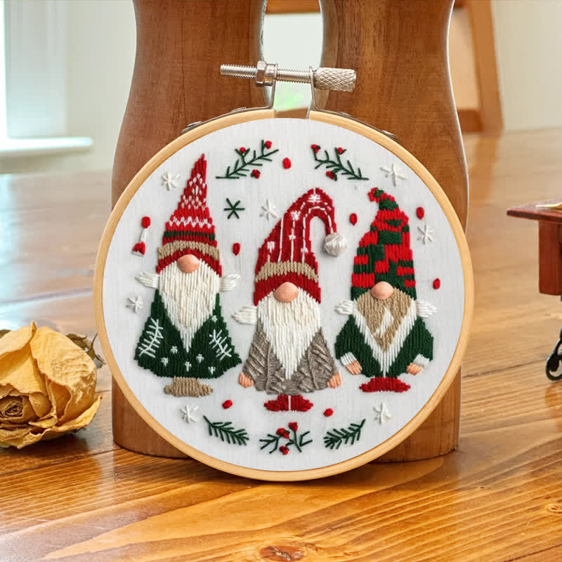 🎅Rubbyoo Christmas Embroidery Kit - Embroidery Hoop Art| Christmas Bauble Ornaments - image 11
