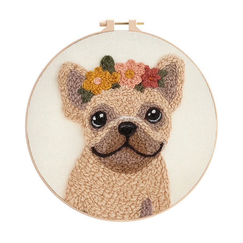  Punch Needle  Kit - Perfect For Dog Lovers | Beginner Handmade Set - 20cm*20cm - image 0