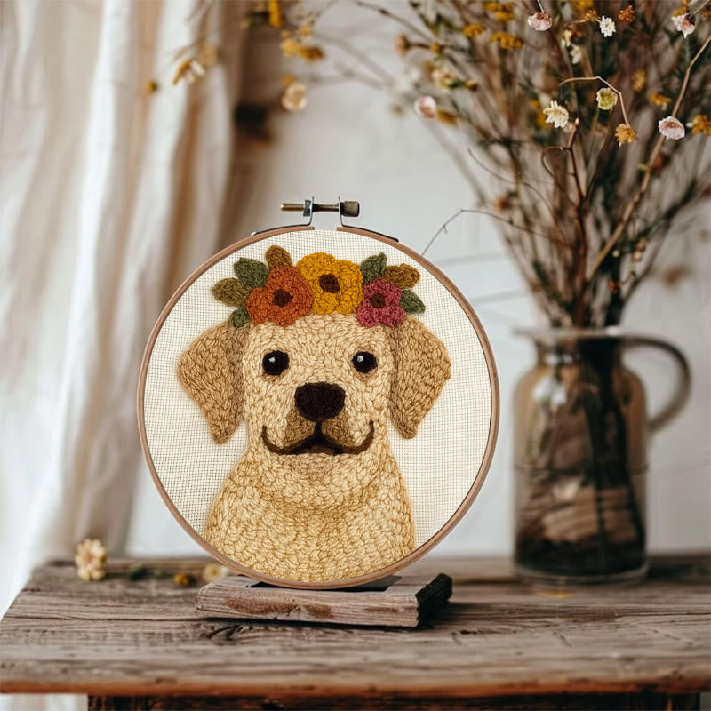  Punch Needle  Kit - Personalised Pup Gift | Diy Sewing Craft - image 6