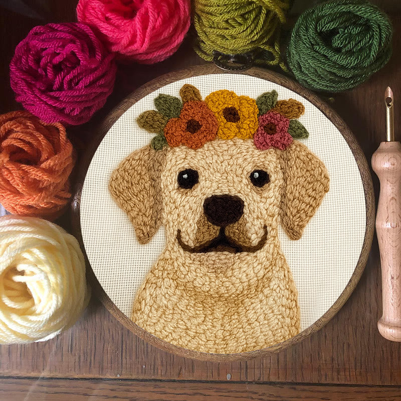  Punch Needle  Kit - Personalised Pup Gift | Diy Sewing Craft - image 3