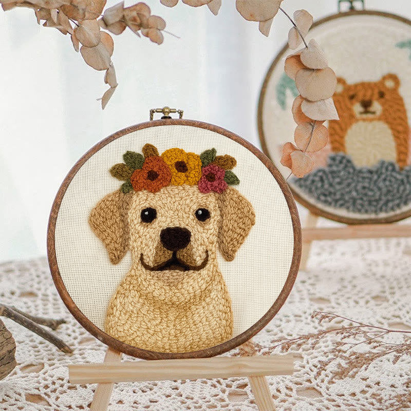  Punch Needle  Kit - Personalised Pup Gift | Diy Sewing Craft - image 7