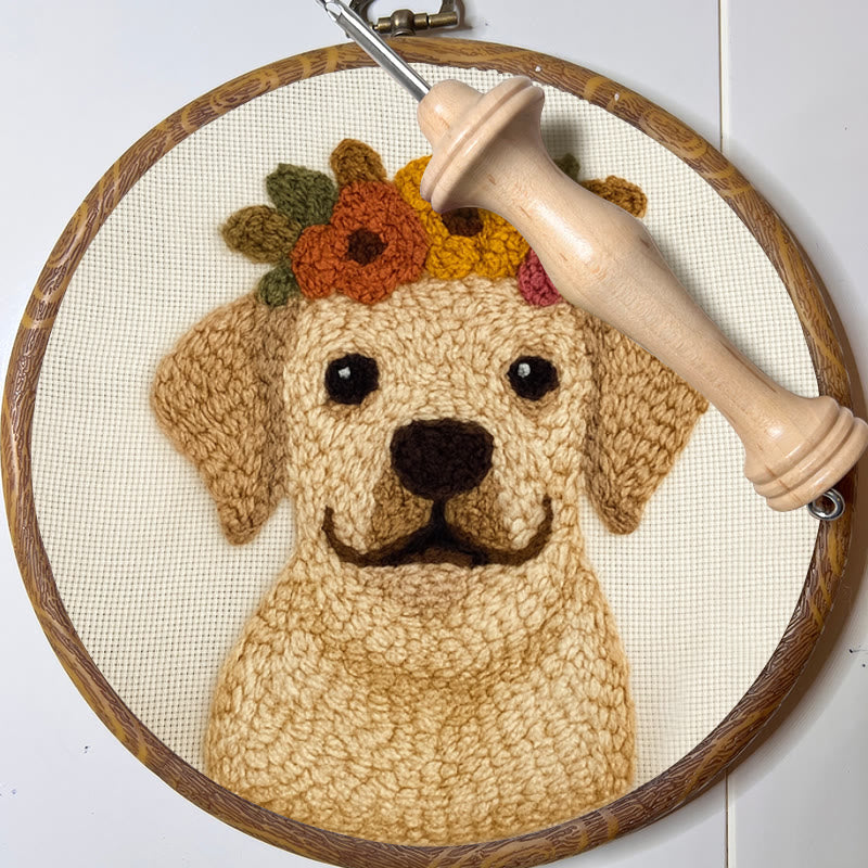  Punch Needle  Kit - Personalised Pup Gift | Diy Sewing Craft - image 5