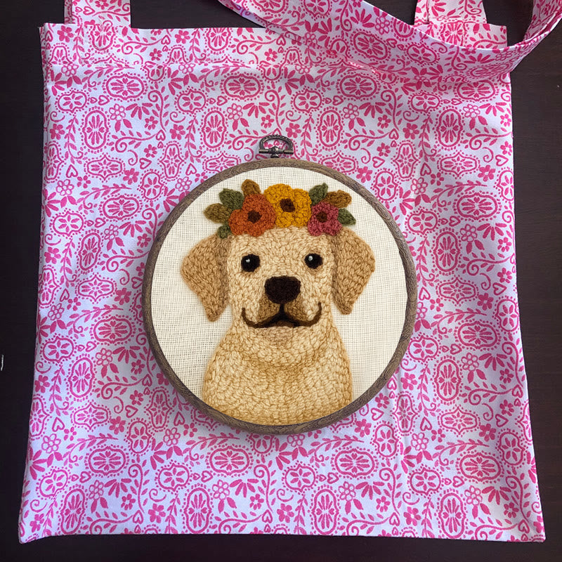  Punch Needle  Kit - Personalised Pup Gift | Diy Sewing Craft - image 9