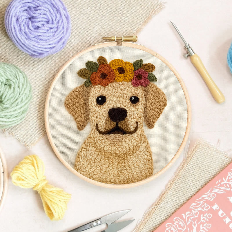 Punch Needle  Kit - Personalised Pup Gift | Diy Sewing Craft - image 8