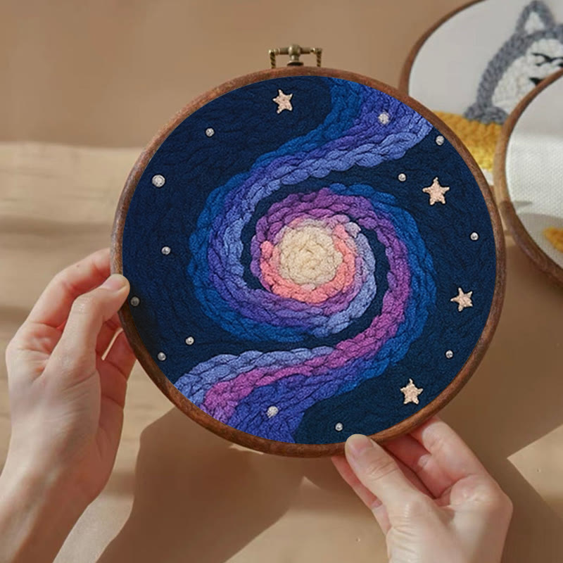  Mysterious Galaxy Punch Needle  Kit - Creative Relaxing  Artwork | Craft Kit For Beginners  - image 3