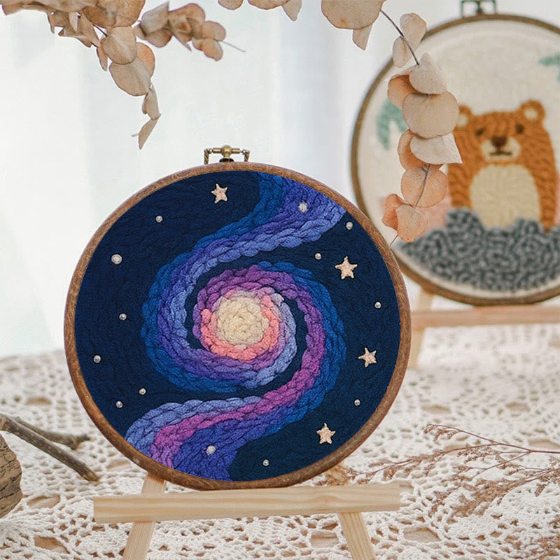  Mysterious Galaxy Punch Needle  Kit - Creative Relaxing  Artwork | Craft Kit For Beginners  - image 6