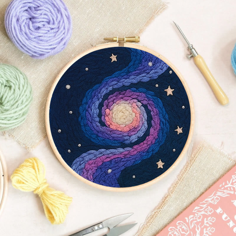  Mysterious Galaxy Punch Needle  Kit - Creative Relaxing  Artwork | Craft Kit For Beginners  - image 4