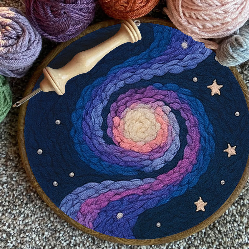  Mysterious Galaxy Punch Needle  Kit - Creative Relaxing  Artwork | Craft Kit For Beginners  - image 8