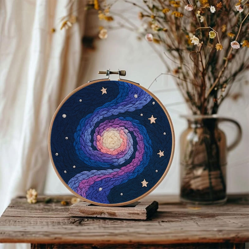  Mysterious Galaxy Punch Needle  Kit - Creative Relaxing  Artwork | Craft Kit For Beginners  - image 5