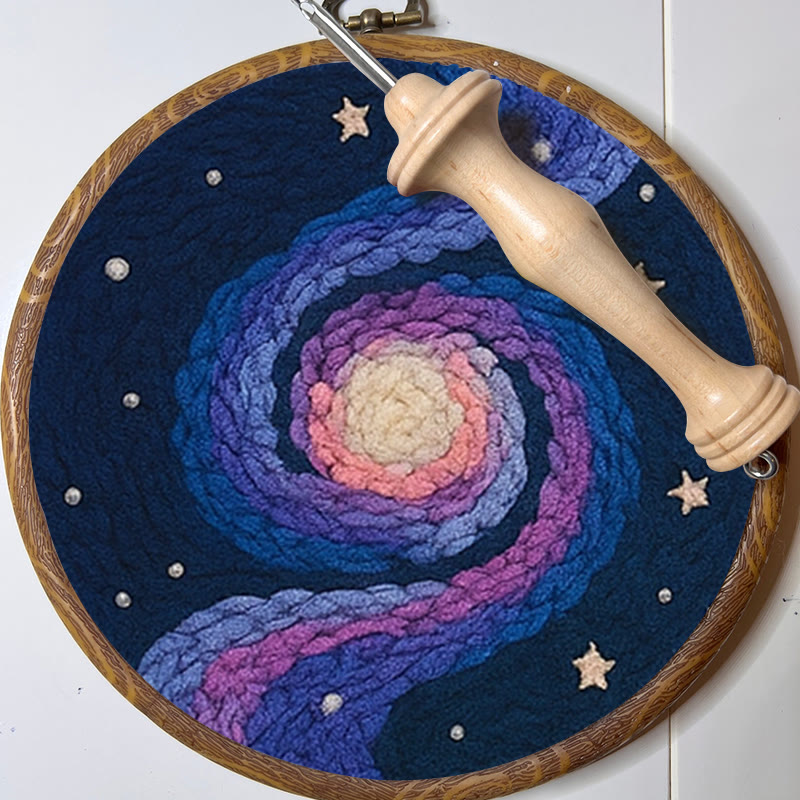  Mysterious Galaxy Punch Needle  Kit - Creative Relaxing  Artwork | Craft Kit For Beginners  - image 7
