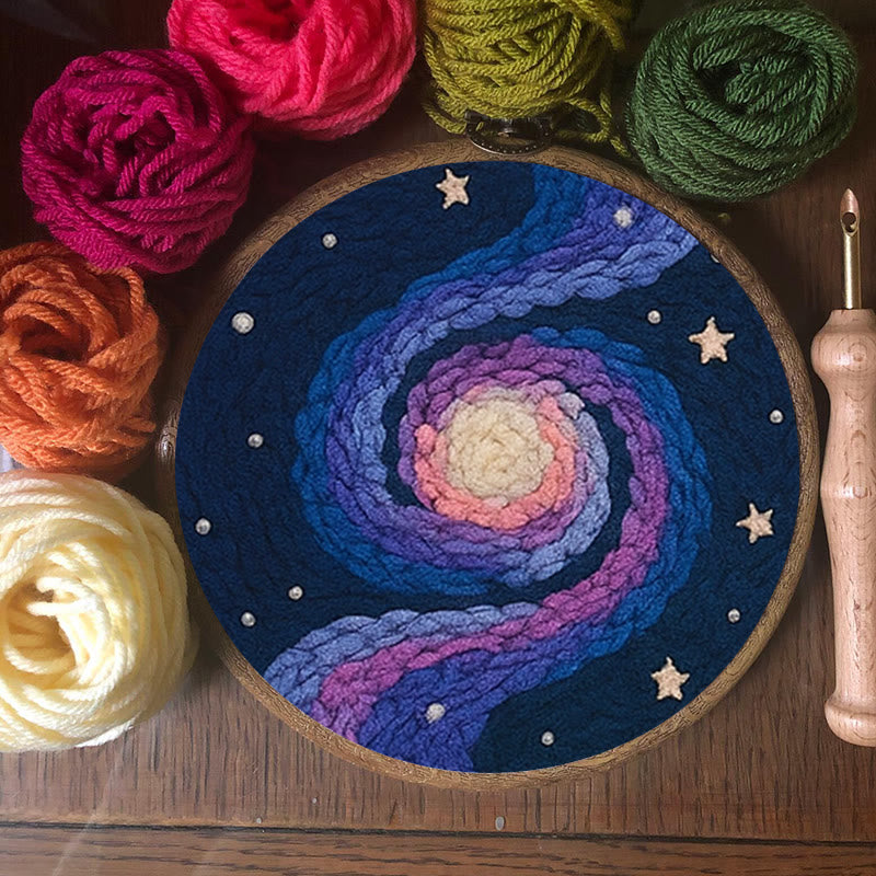  Mysterious Galaxy Punch Needle  Kit - Creative Relaxing  Artwork | Craft Kit For Beginners  - image 2