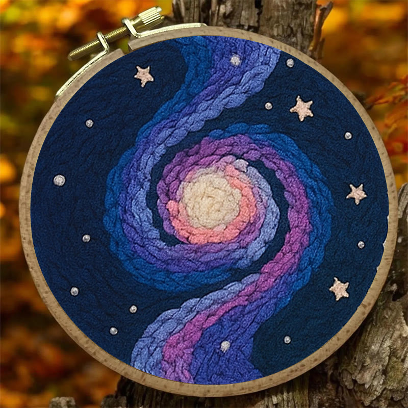  Mysterious Galaxy Punch Needle  Kit - Creative Relaxing  Artwork | Craft Kit For Beginners  - image 1