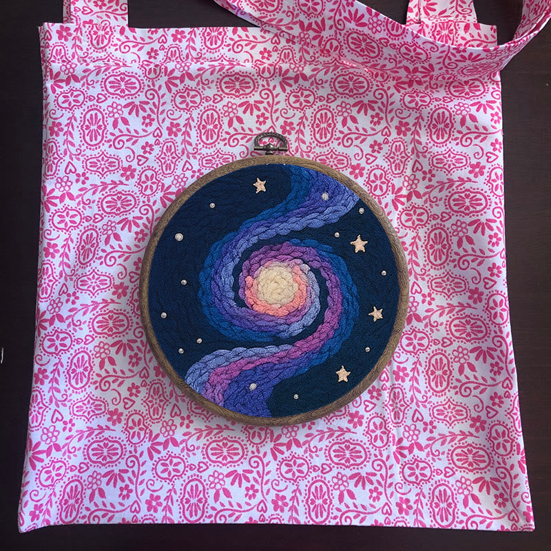  Mysterious Galaxy Punch Needle  Kit - Creative Relaxing  Artwork | Craft Kit For Beginners  - image 9