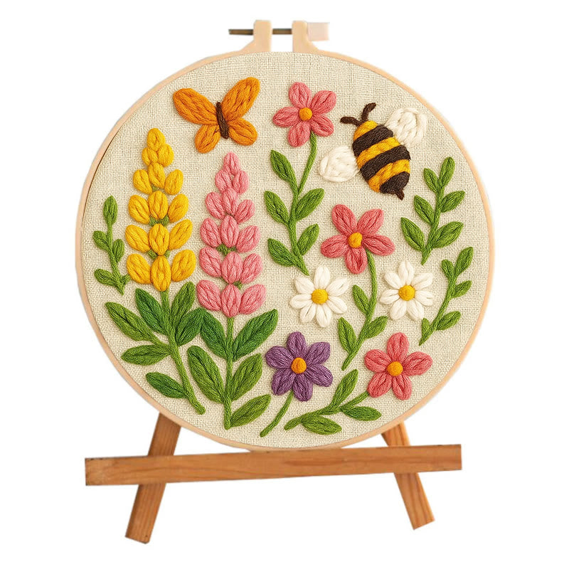 Wildflowers Punch Needle  Kit - Handmade Craft For Flower Lovers | Nice Room Decoration - image 8