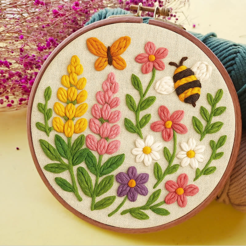 Wildflowers Punch Needle  Kit - Handmade Craft For Flower Lovers | Nice Room Decoration - image 5