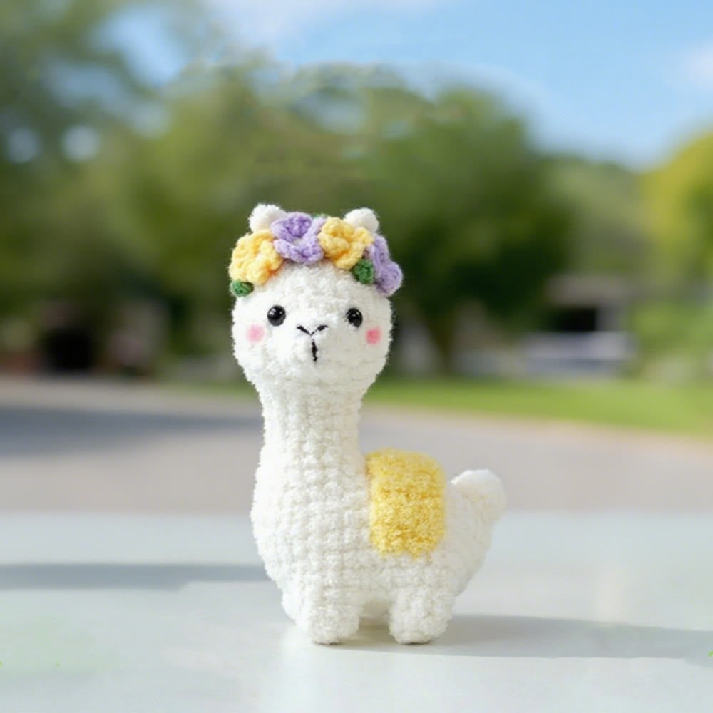 Diy Handmade Alpaca Crochet  Kit - Adorable Animal Doll | Easy Crochet Craft - image 1
