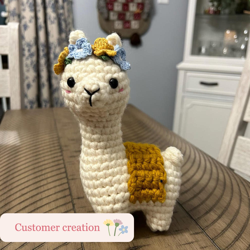 Diy Handmade Alpaca Crochet  Kit - Adorable Animal Doll | Easy Crochet Craft - image 6