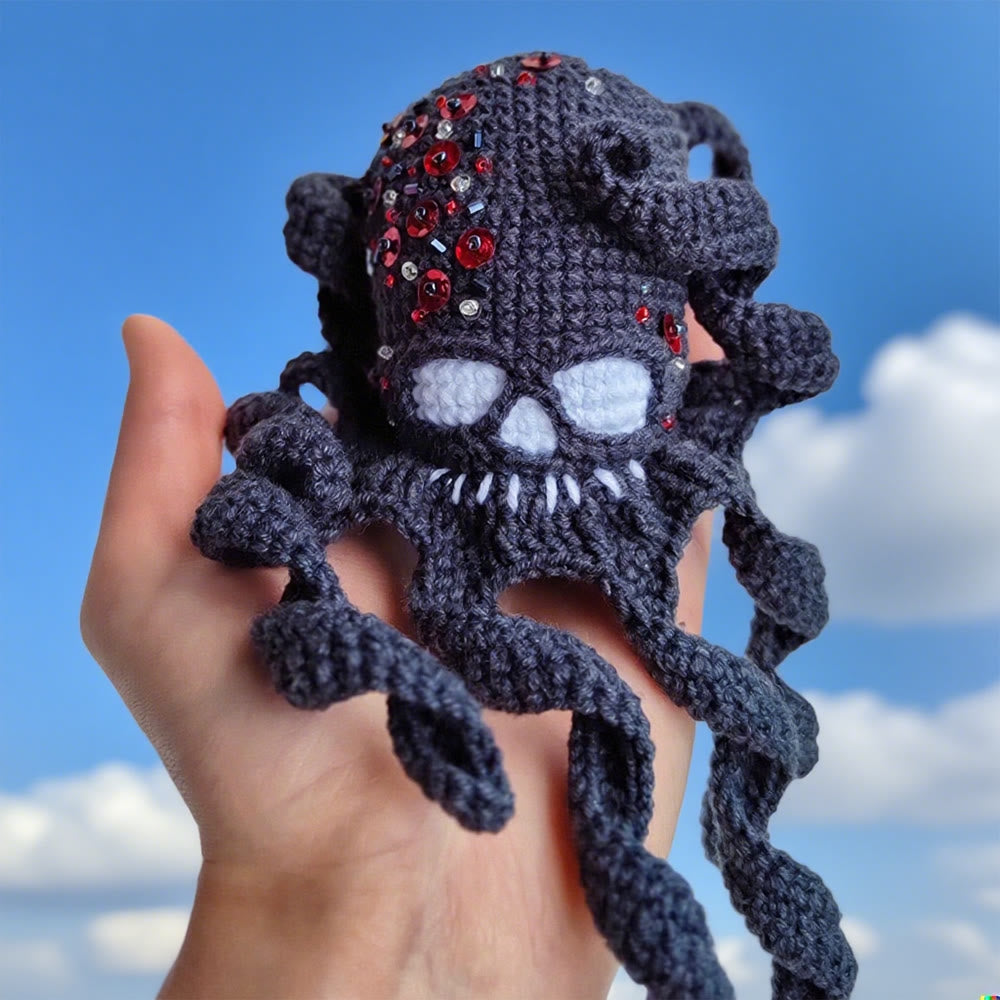 Diy Handmade Creepy Octopus Crochet Kit - Halloween Decorations | Creative Home Decoration - image 5