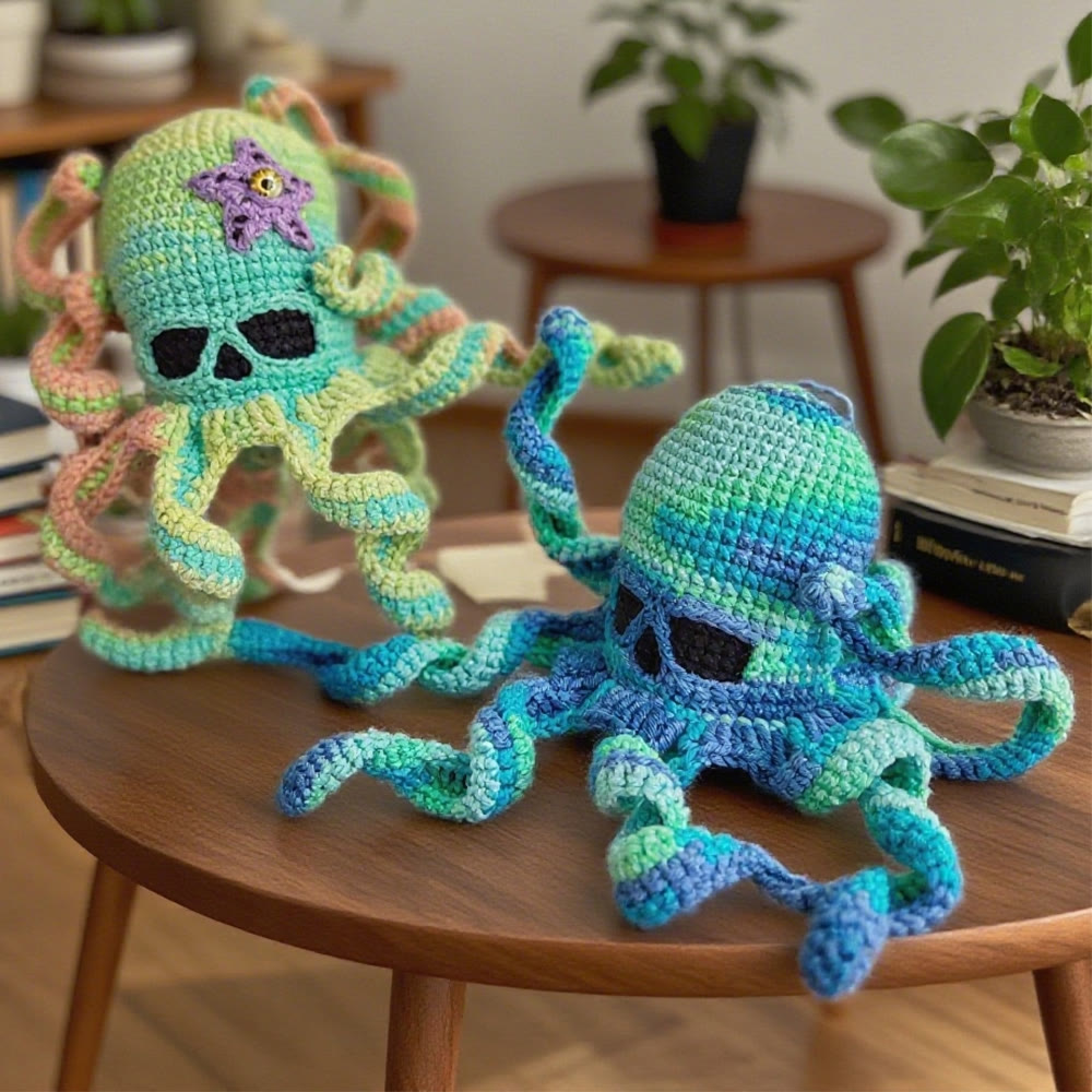 Diy Handmade Creepy Octopus Crochet Kit - Halloween Decorations | Creative Home Decoration - image 0