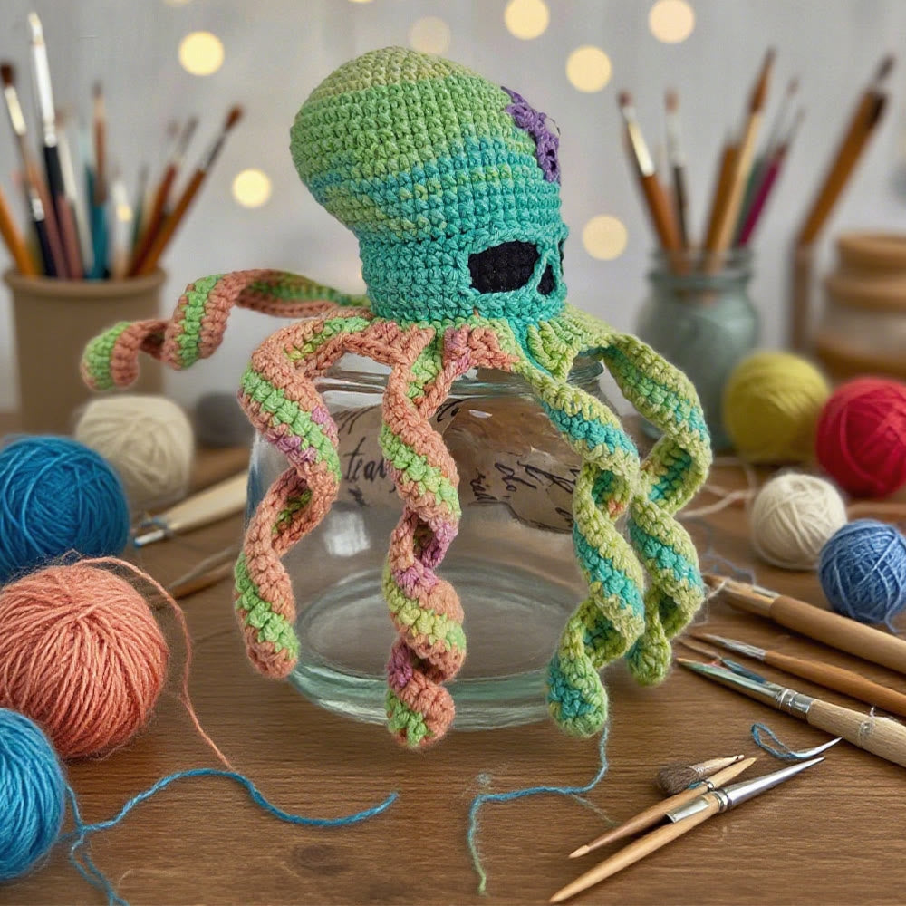 Diy Handmade Creepy Octopus Crochet Kit - Halloween Decorations | Creative Home Decoration - image 7