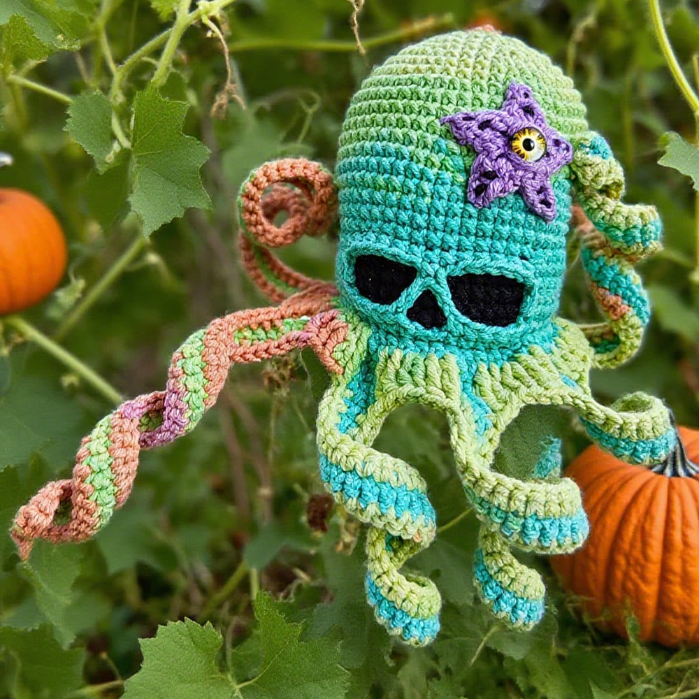 Diy Handmade Creepy Octopus Crochet Kit - Halloween Decorations | Creative Home Decoration - image 6
