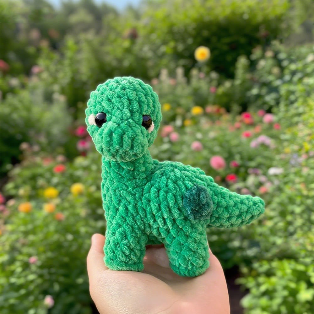 Diy Handmade Colorful Dinosaur Series Crochet Kit - Adorable Needle Craft | Fashion Accessories - image 1