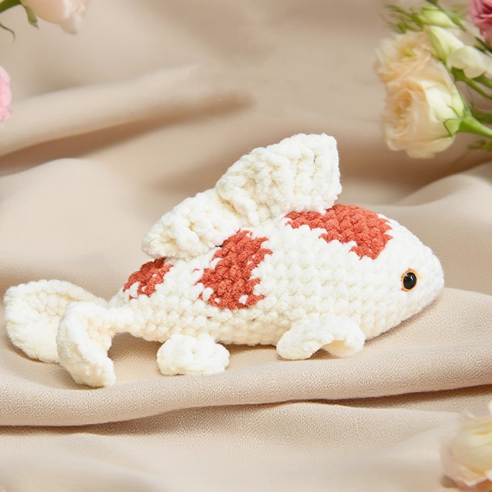 Diy Handmade Koi Fish Crochet Kit - Easy Needle Work | Unique Decoration Gifts  - image 3