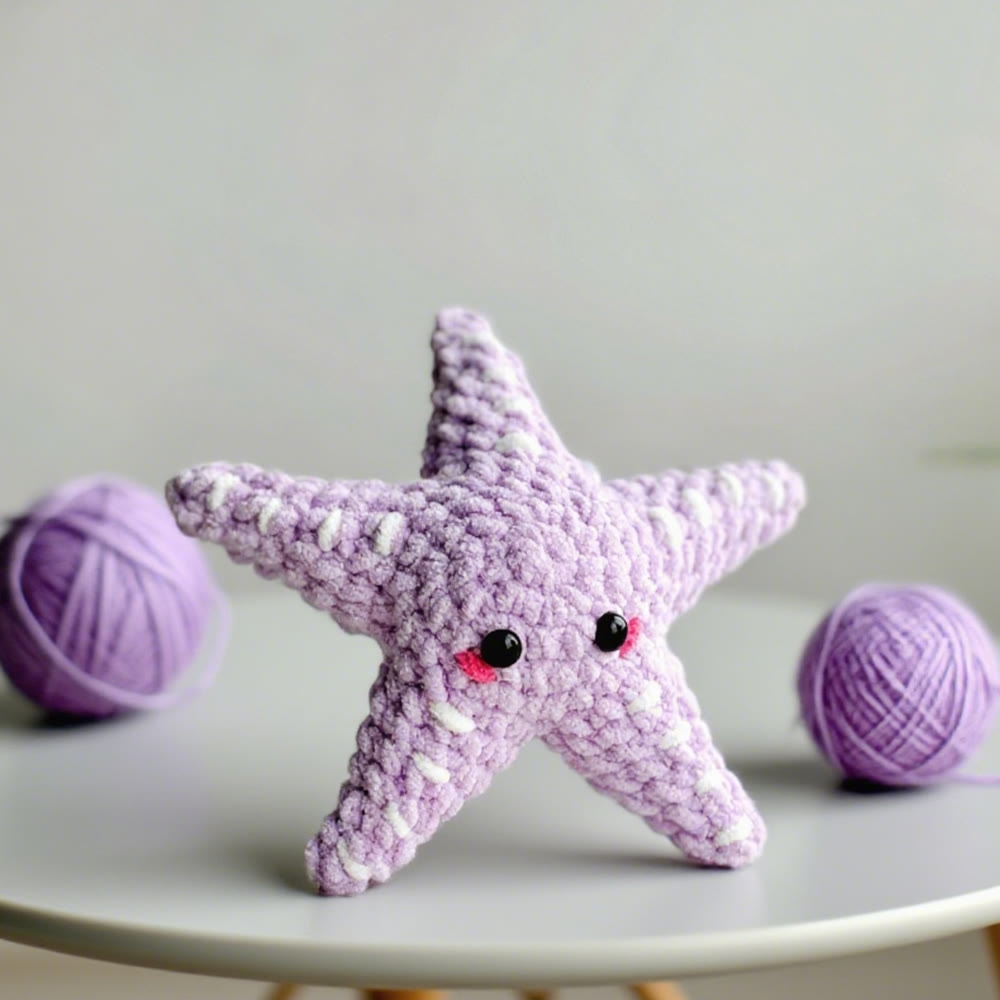 Diy Handmade Ocean World Series Crochet Kit - Cute Ocean Creatures Needlework  | Great Handicraft For Kids - image 4