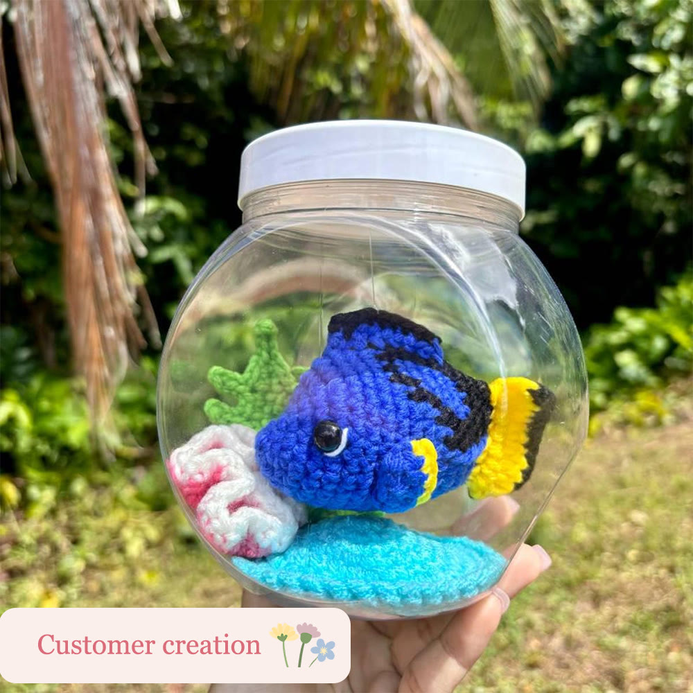 Diy Handmade Ocean World Series Crochet Kit - Cute Ocean Creatures Needlework  | Great Handicraft For Kids - image 8