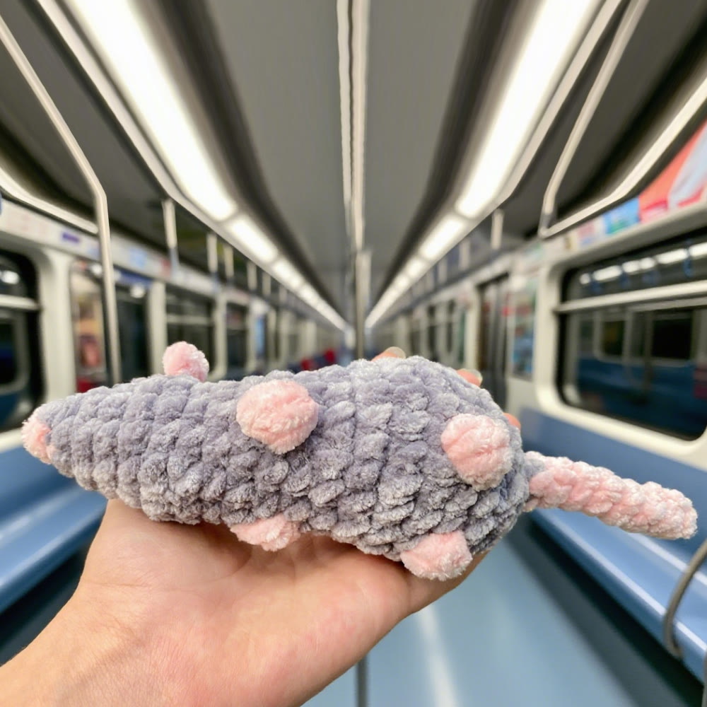 Diy Handmade Adorable Rat Crochet Kit - Plush Animal Craft | Nice Needlework Gifts - image 3