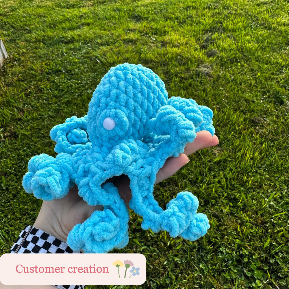 Diy Handmade Rich Colour Octopus Crochet Kit -  Cutest Crochet Collection | Unique Handicraft For Babies - image 6
