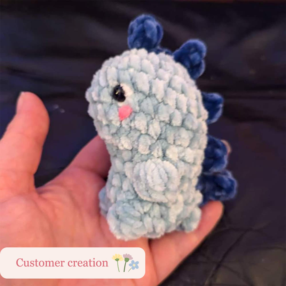 Diy Handmade Mini Dinosaur Series Crochet Kit - Stylish Bag Pendant | Nice Keychain Handicraft - image 6