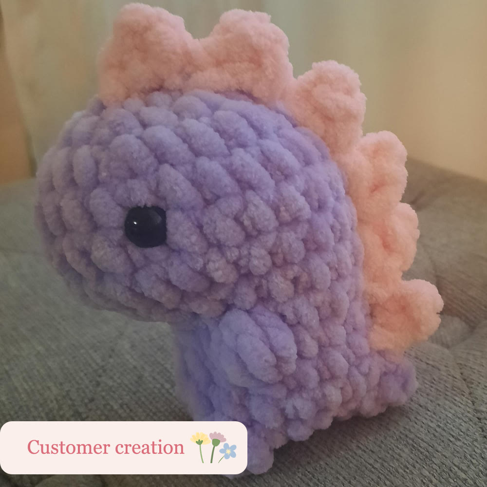 Diy Handmade Mini Dinosaur Series Crochet Kit - Stylish Bag Pendant | Nice Keychain Handicraft - image 3