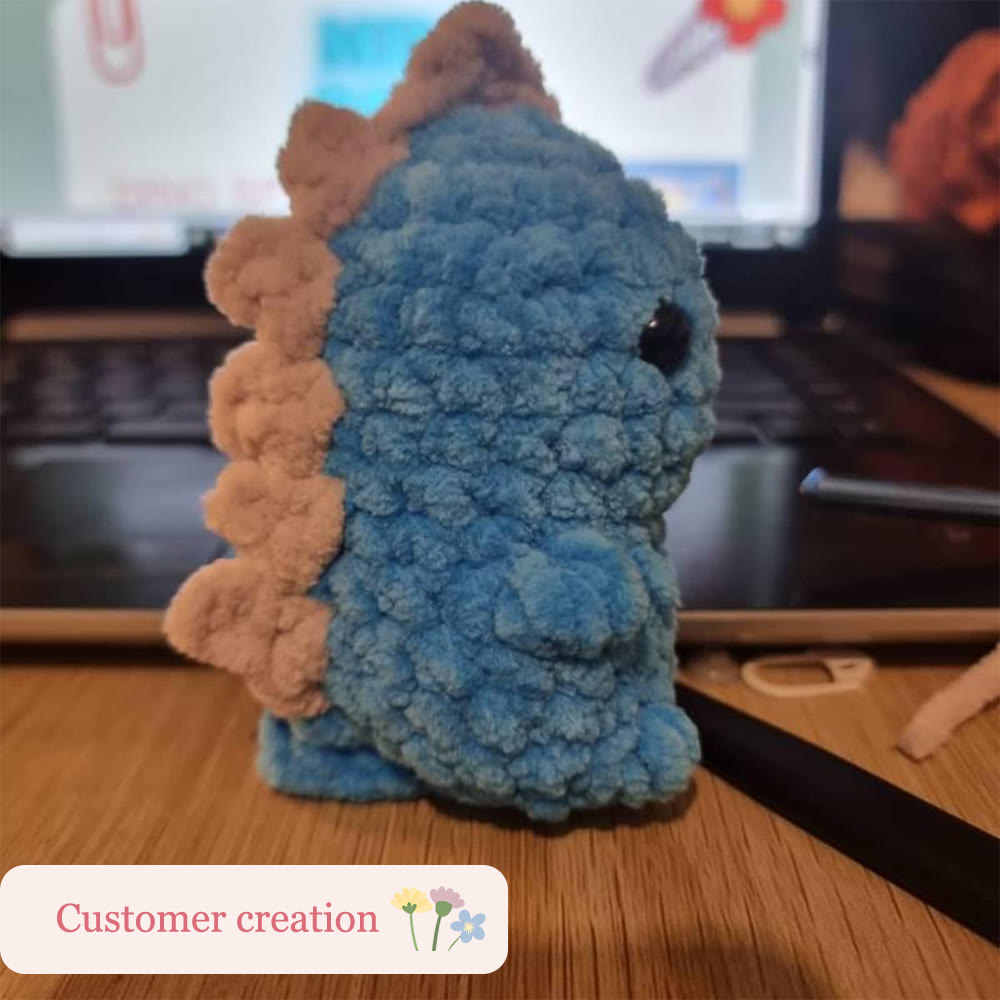 Diy Handmade Mini Dinosaur Series Crochet Kit - Stylish Bag Pendant | Nice Keychain Handicraft - image 4