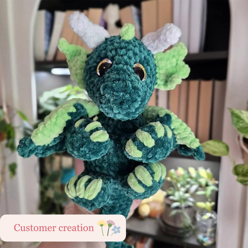 Diy Handmade Combo Dragon Series Crochet Kit - Crochet Plush Doll | Beginner Needlework Set  - image 6