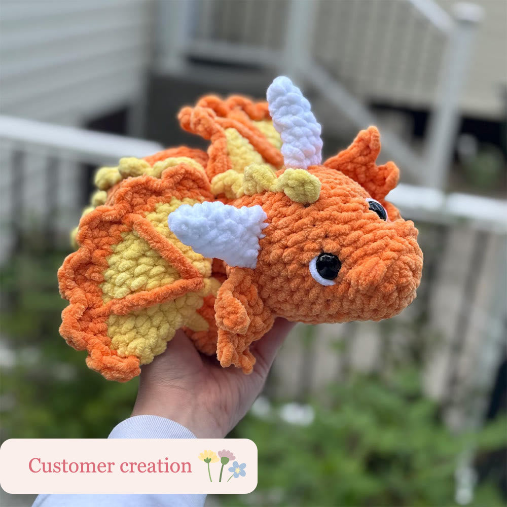 Diy Handmade Combo Dragon Series Crochet Kit - Crochet Plush Doll | Beginner Needlework Set  - image 8