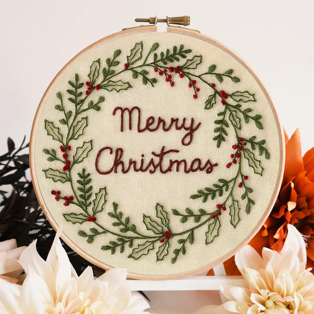 Rubbyoo Embroidery Kit - Merry Christmas | Perfect Christmas Handmade Decor  - image 3