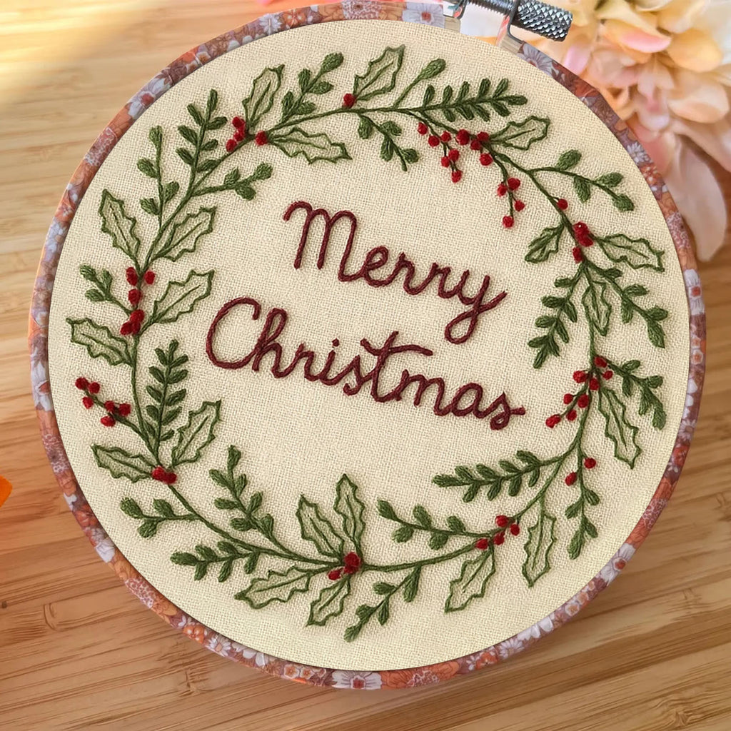 Rubbyoo Embroidery Kit - Merry Christmas | Perfect Christmas Handmade Decor  - image 4