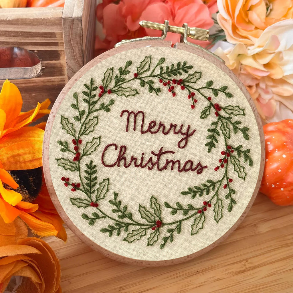 Rubbyoo Embroidery Kit - Merry Christmas | Perfect Christmas Handmade Decor  - image 6